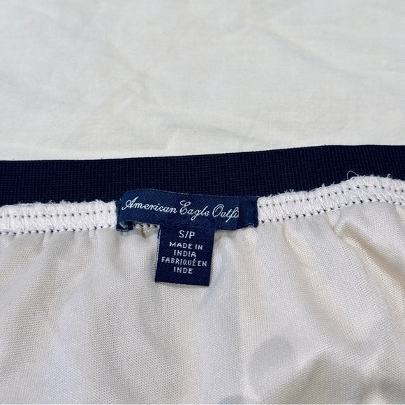 Like New‼️American Eagle Outfitters Cream&Black Chiffon Mini Ballet Skirt, Sz S - Picture 4 of 10